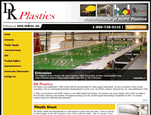 Tablet Screenshot of dkplastics.com